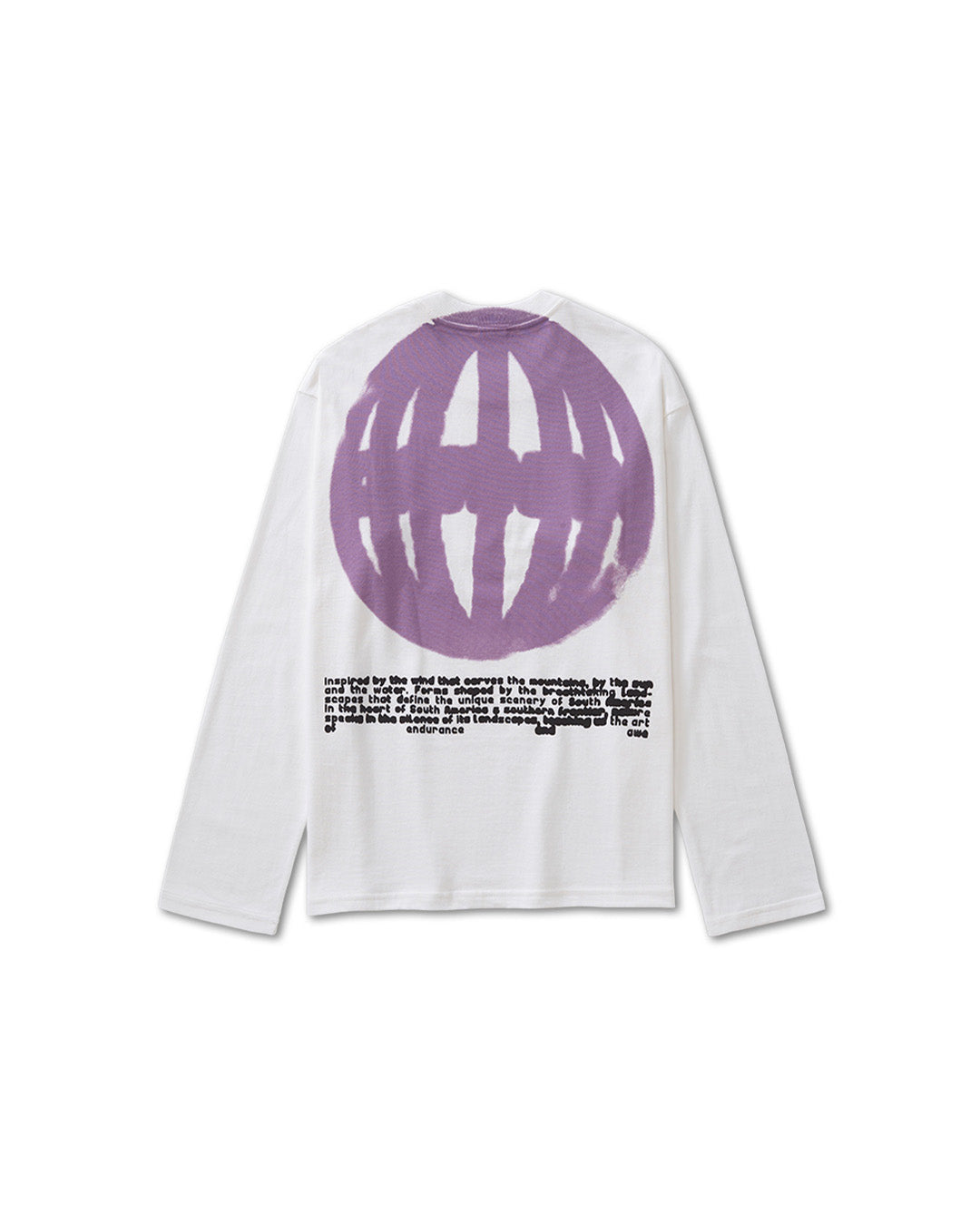 Off-White 'Globe' Premium Long Sleeve Boxy Tee