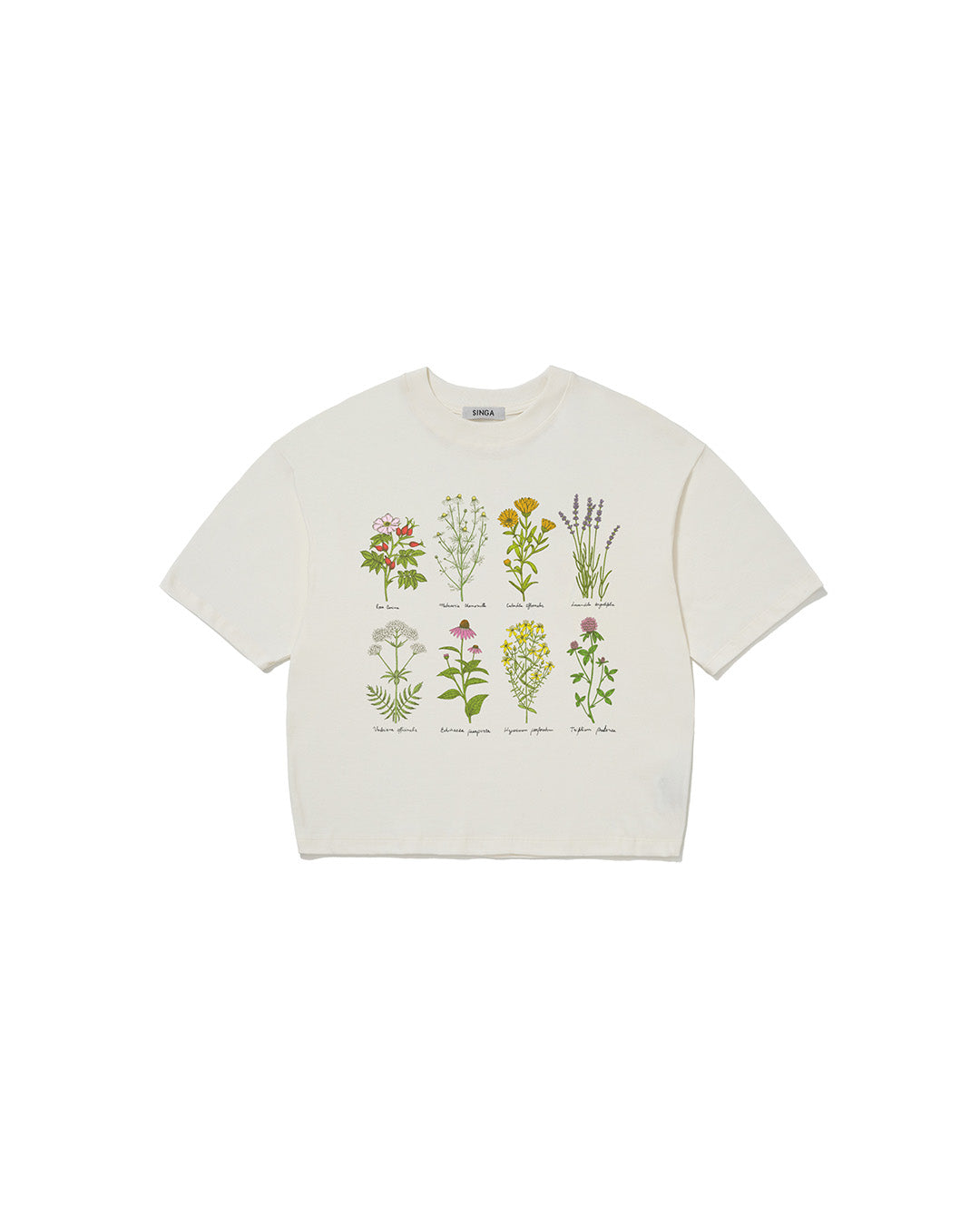 Off-White 'Medicinal Herbs' Boxy Tee