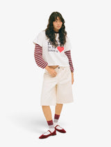 Off-White 'Sweet Asia' Denim Long Shorts