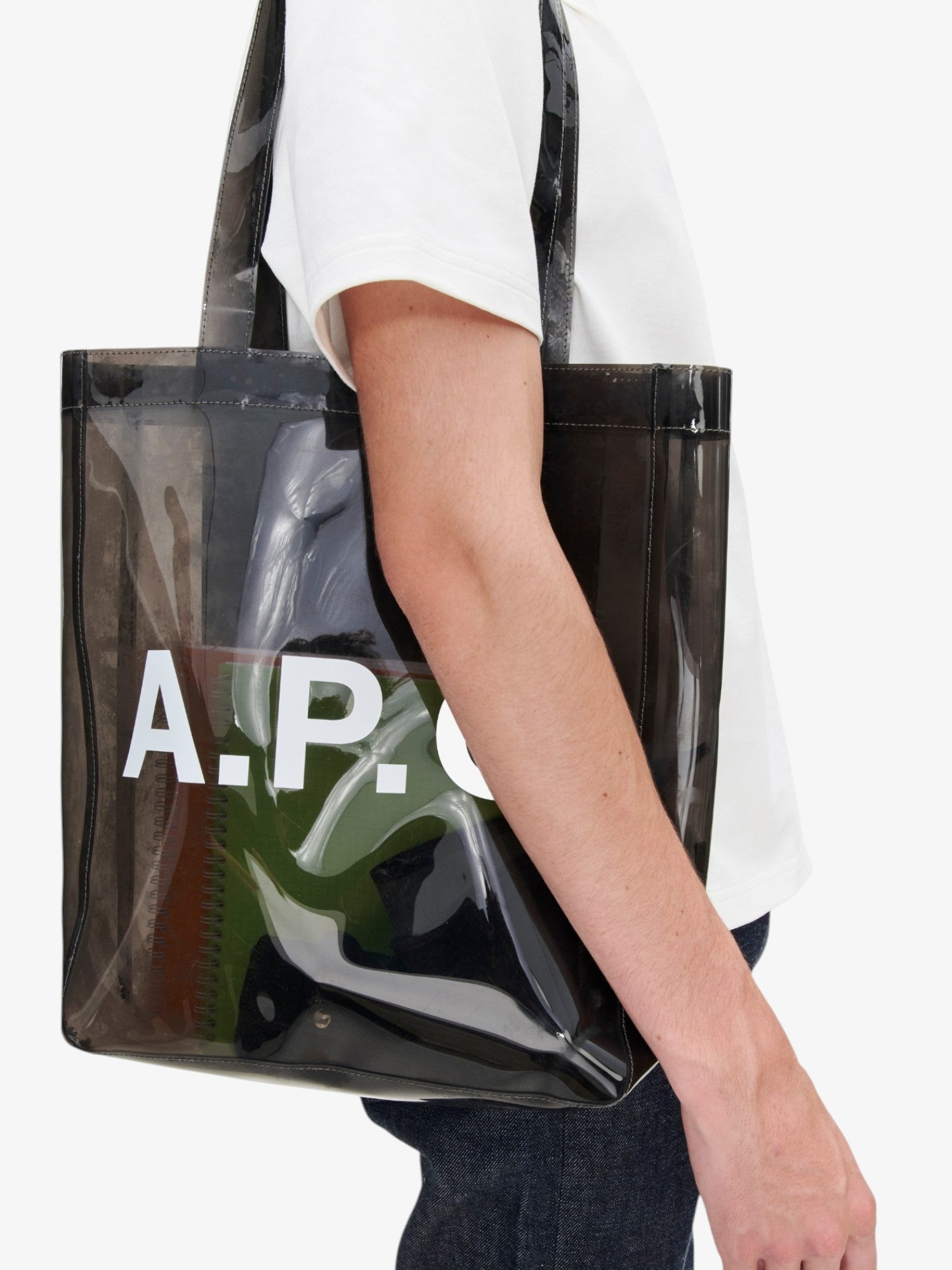 A.P.C. - Sacola 'Lou' preta