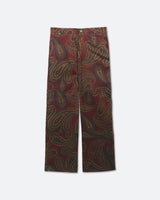 Paisley Wide Leg Chino Pants