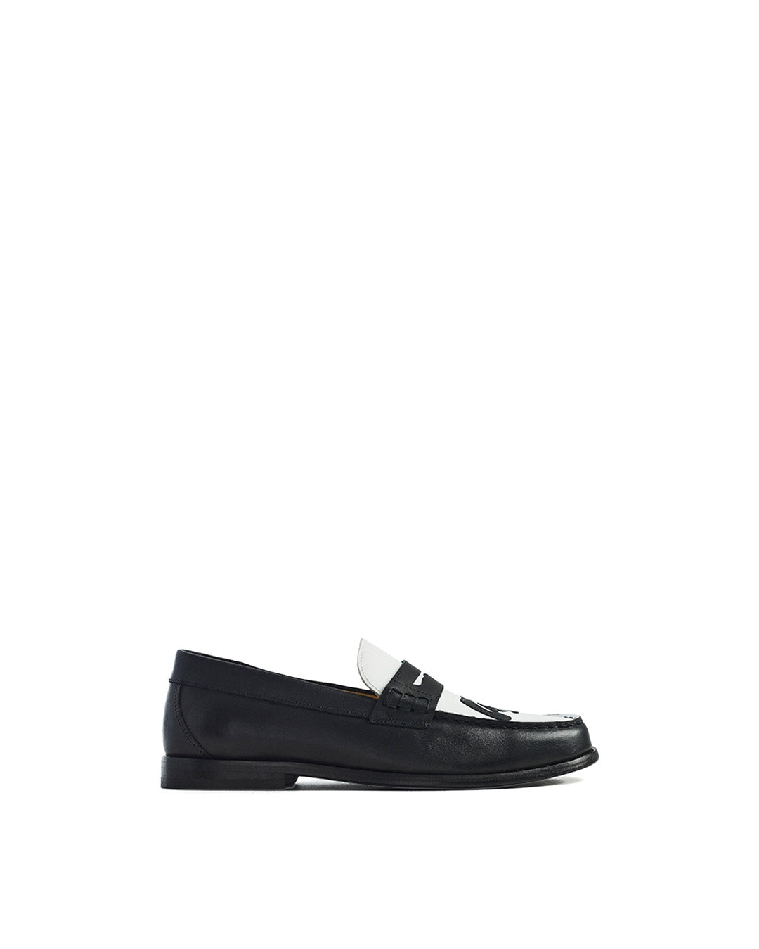 Patchwork Penny Loafer X KIDSUPER - Black/White