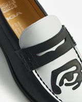 Patchwork Penny Loafer X KIDSUPER - Black/White