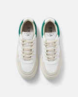 Pearl Leather - White/Green