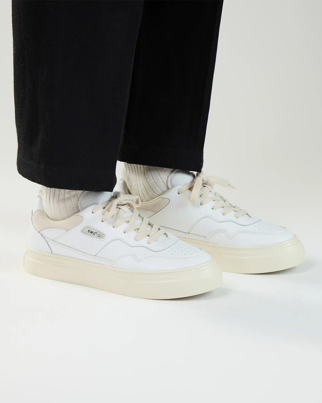 Pearl Leather - White/Putty