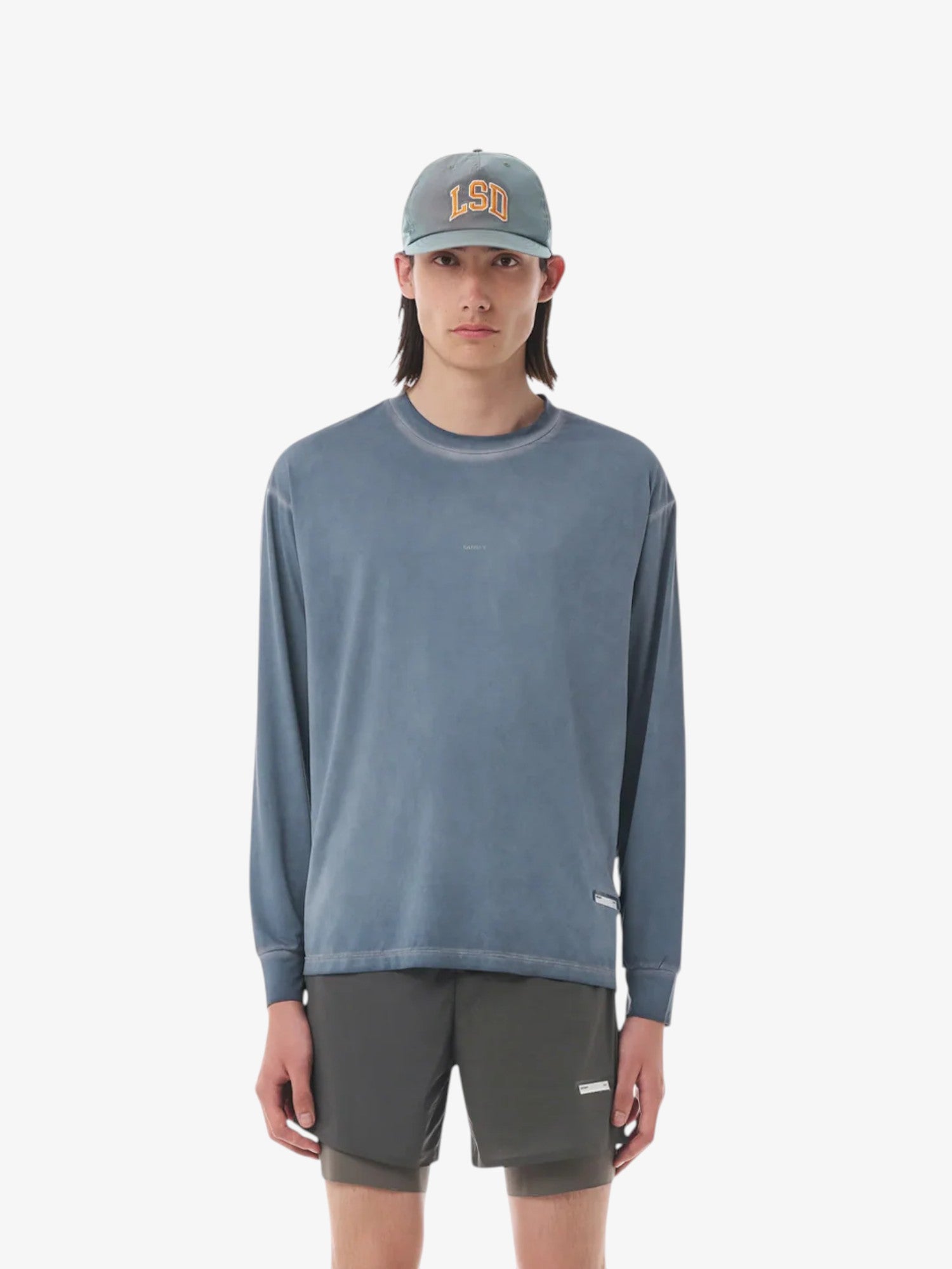 Pigment Slate AuraLite™ Long Sleeve Tee