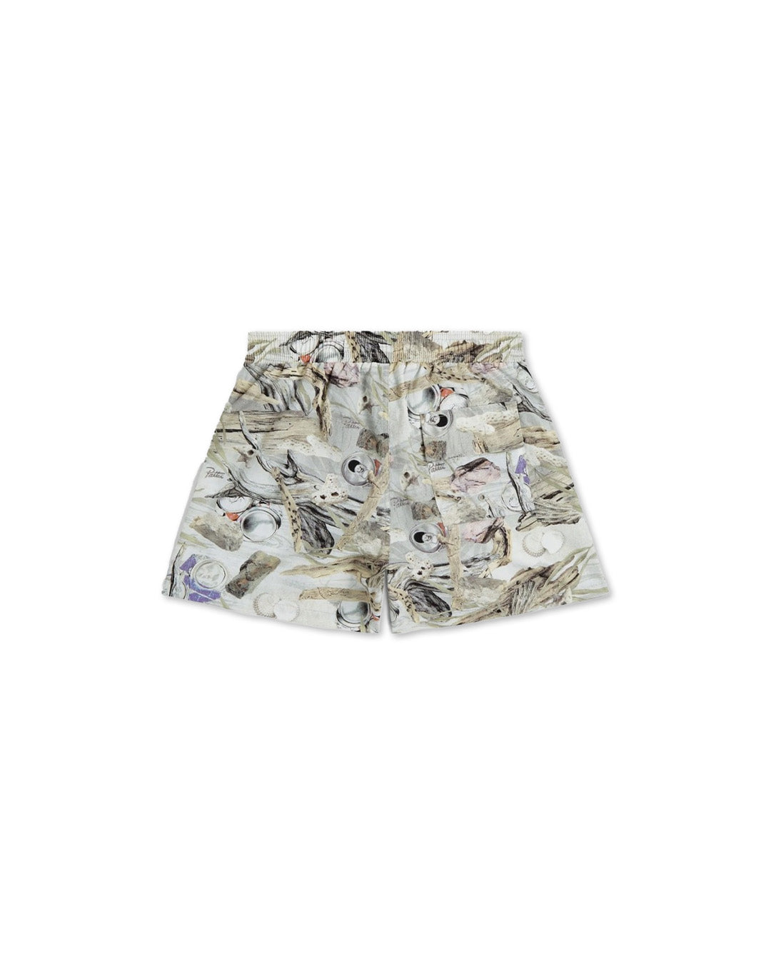 Multicolor 'Beach Print' Swin Shorts