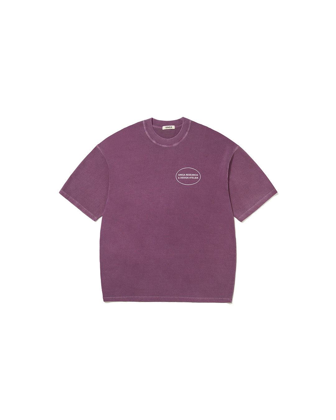 Purple 'Design & Research' Classic Tee