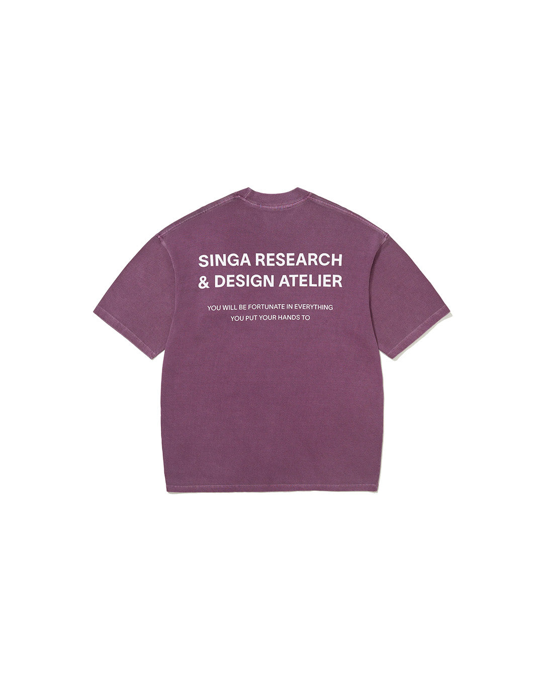 Purple 'Design & Research' Classic Tee
