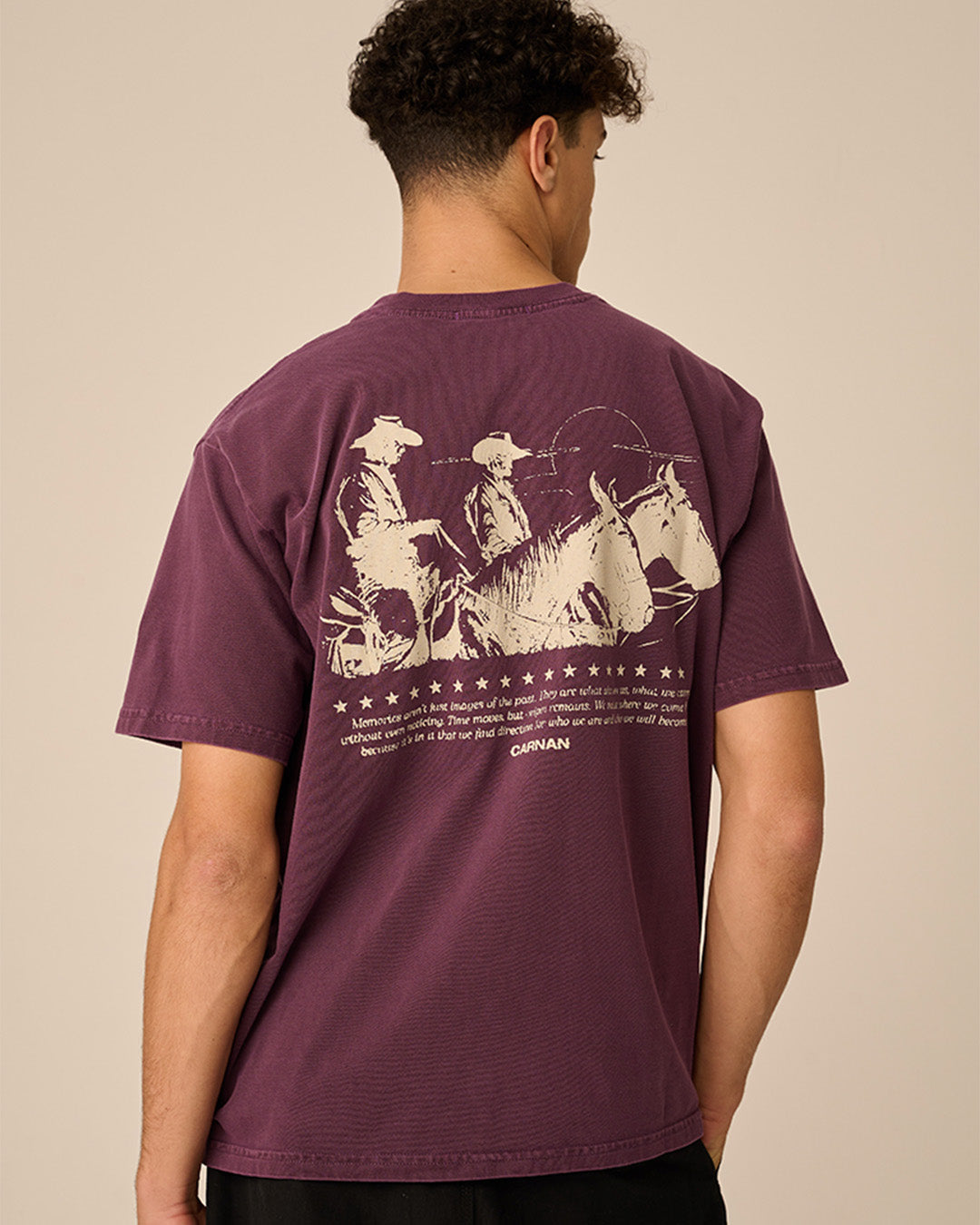 Purple 'Partners' Tee