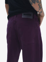 Purple Twill Pants