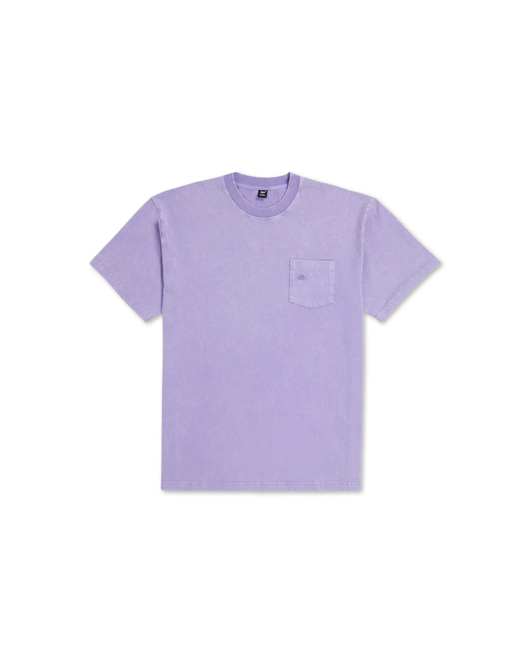 Purple Washed 'Basic Pocket' Tee
