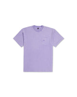 Purple Washed 'Basic Pocket' Tee
