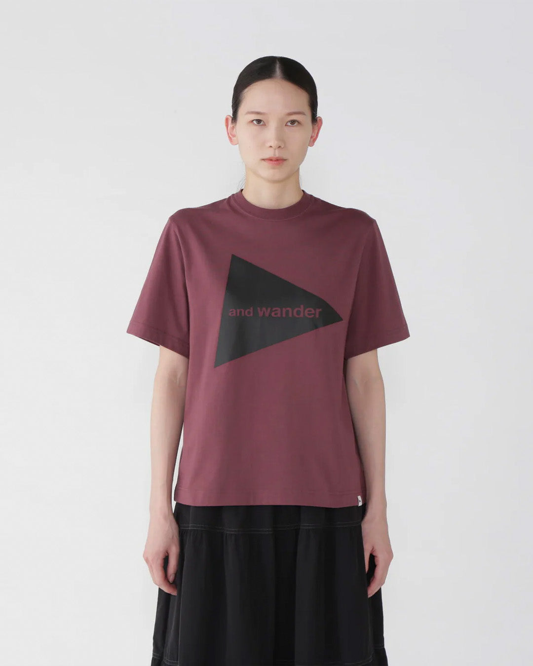 Purple 'Logo SS' Tee