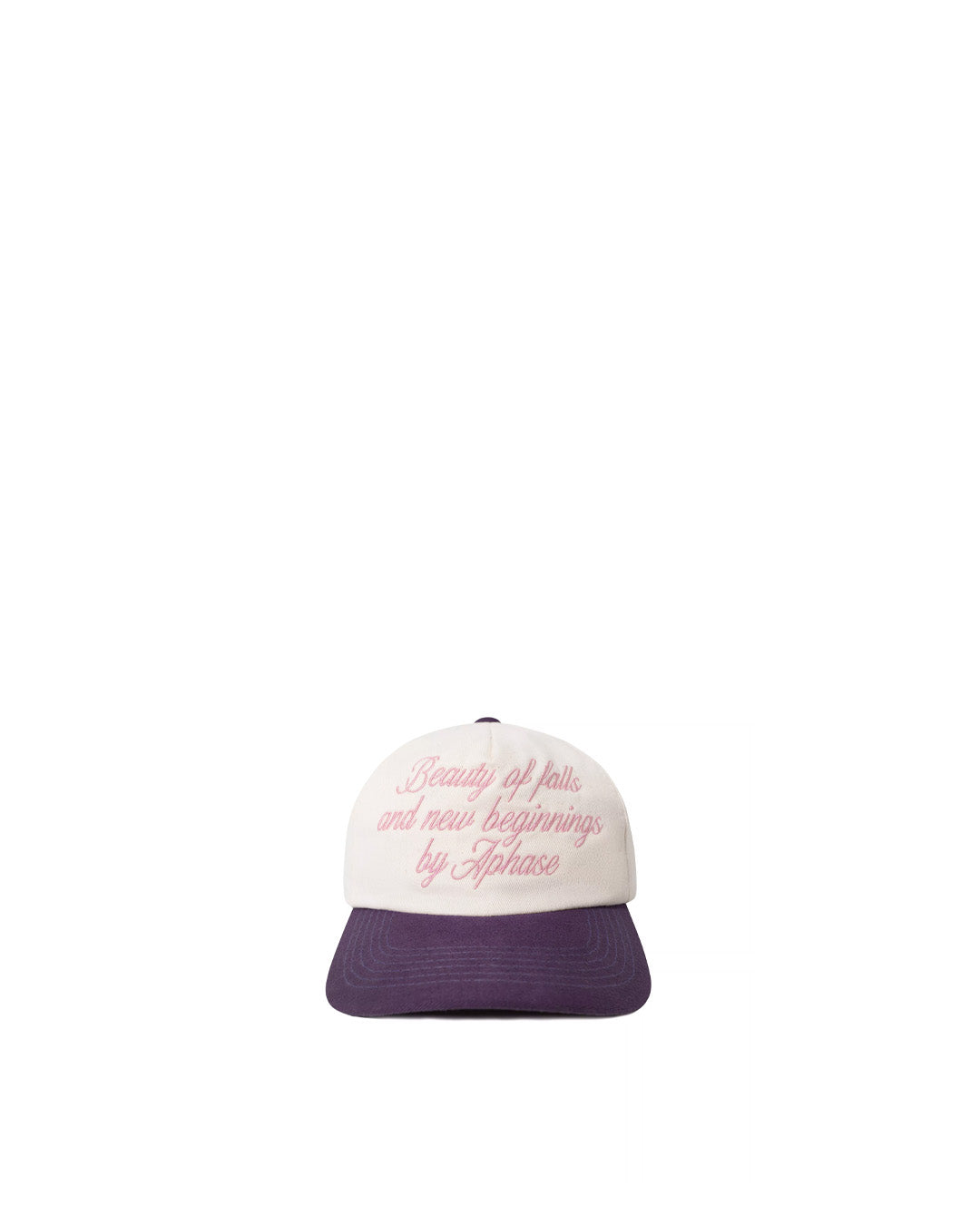 Purple & Off White New Bloom Cap