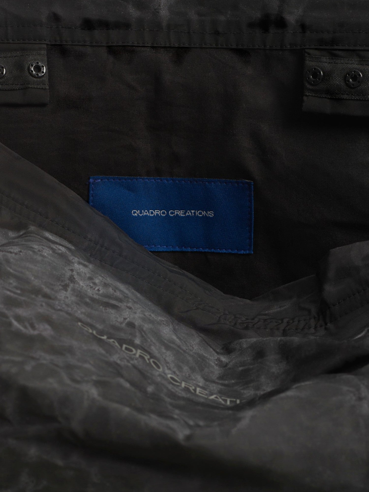 Waxed Black 'Bindo' Bag