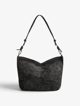 Waxed Black 'Bindo' Bag