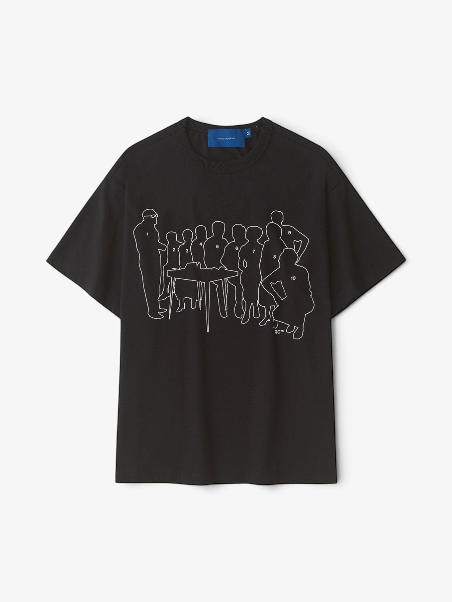 Black 'Cedula Reunion' Tee