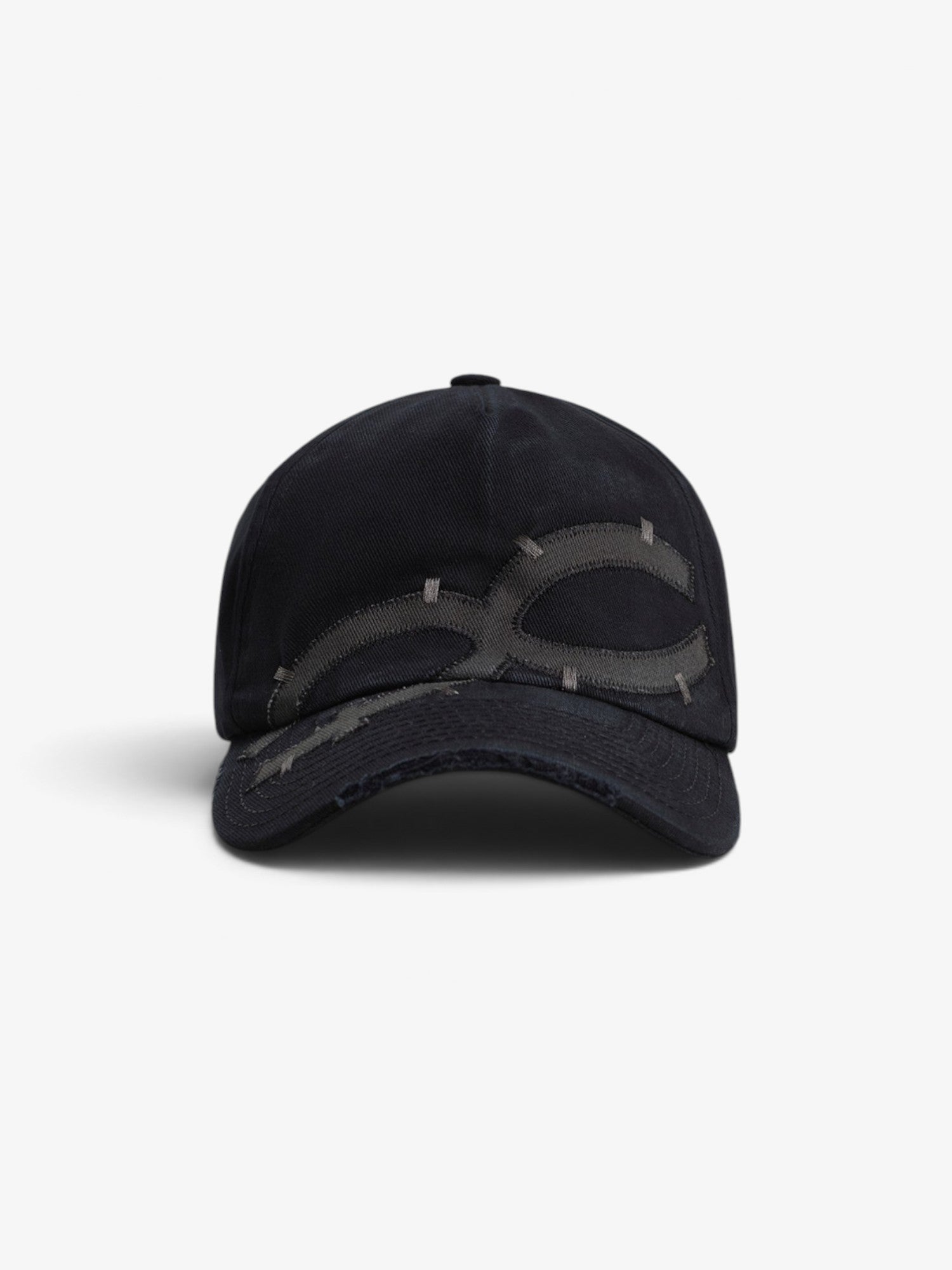 Marble Black 'QC Mohawk' Cap