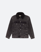 Black Trucker Denim Jacket