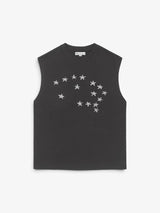 Black 'Constelação' Tank Top