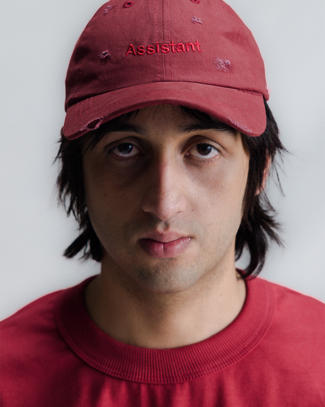 Red 'Assistant' Cap