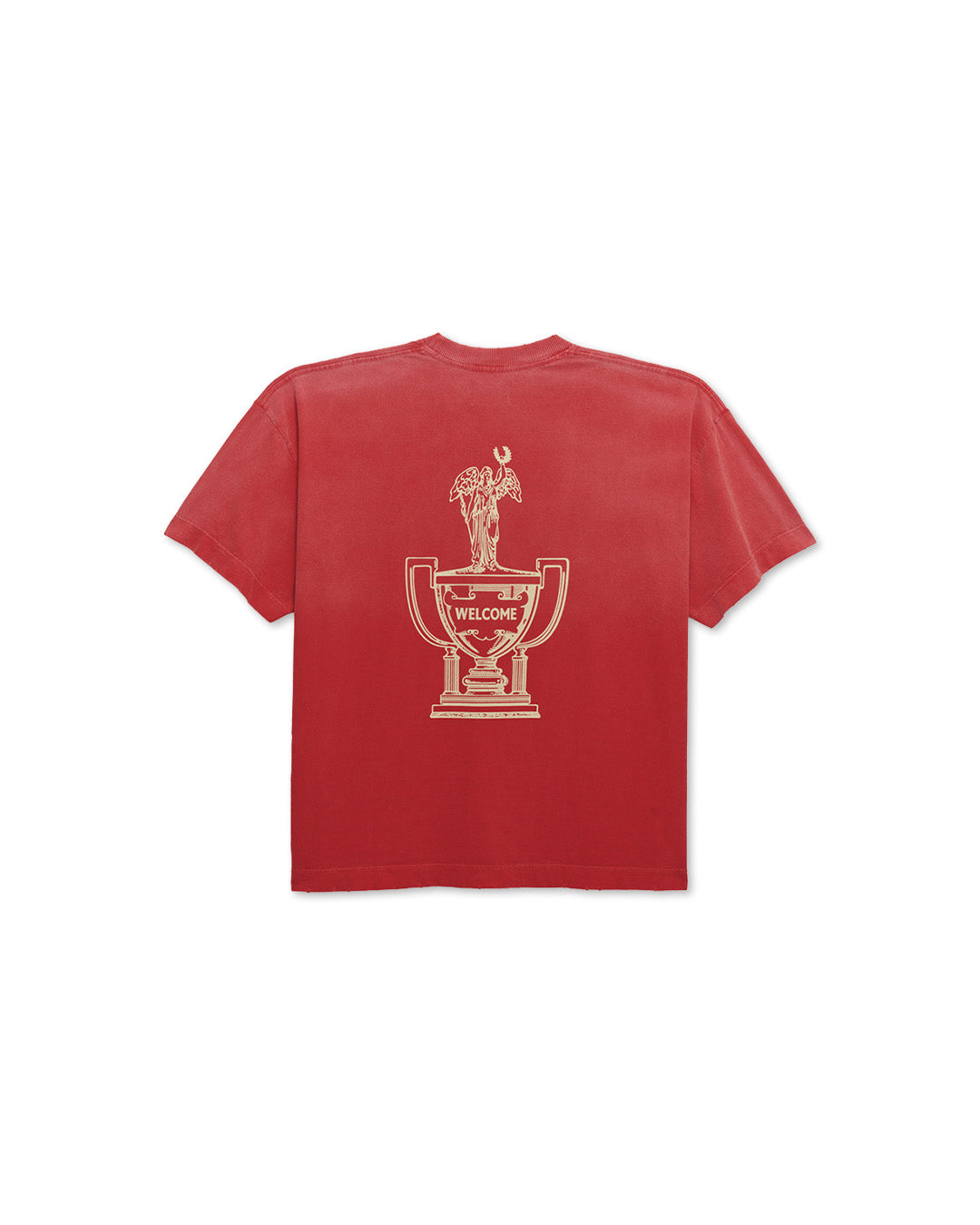 Red Washed 'Prize' Boxy Tee