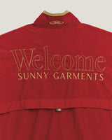 Red Windbreaker Jacket X OLYMPIKUS