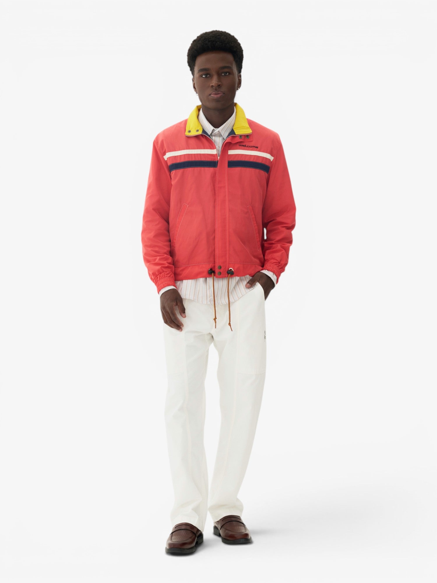 Red 'Boat' Nylon Jacket