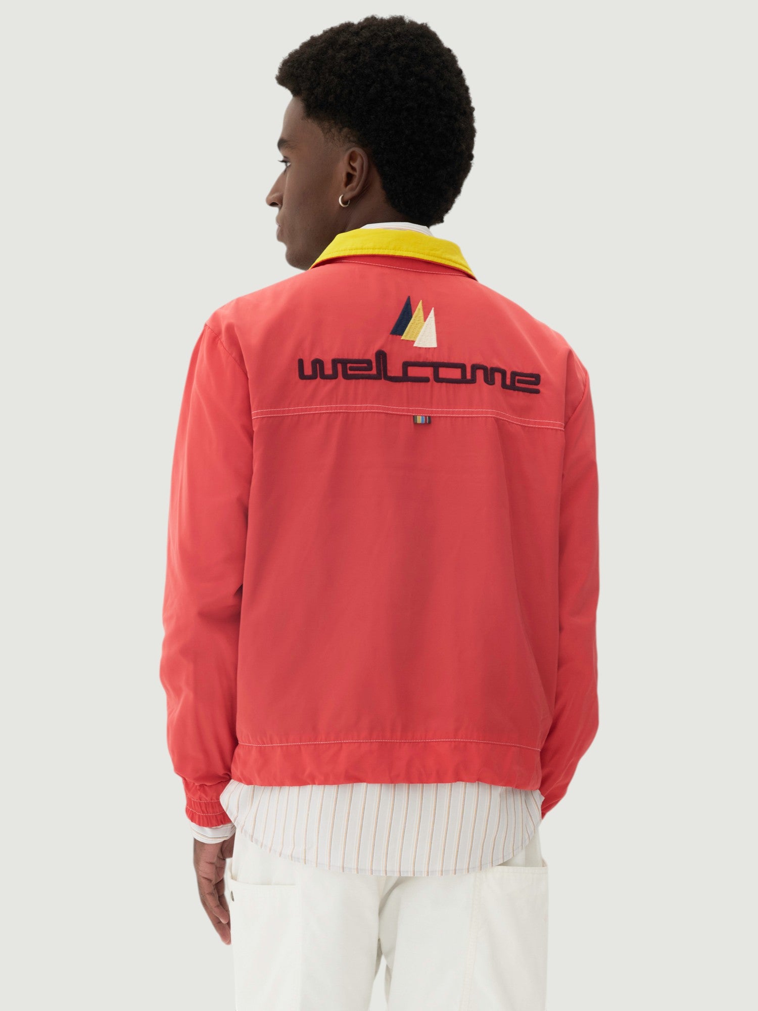 Red 'Boat' Nylon Jacket
