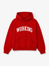 Red 'College' Hoodie
