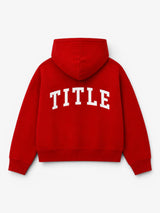 Red 'College' Hoodie