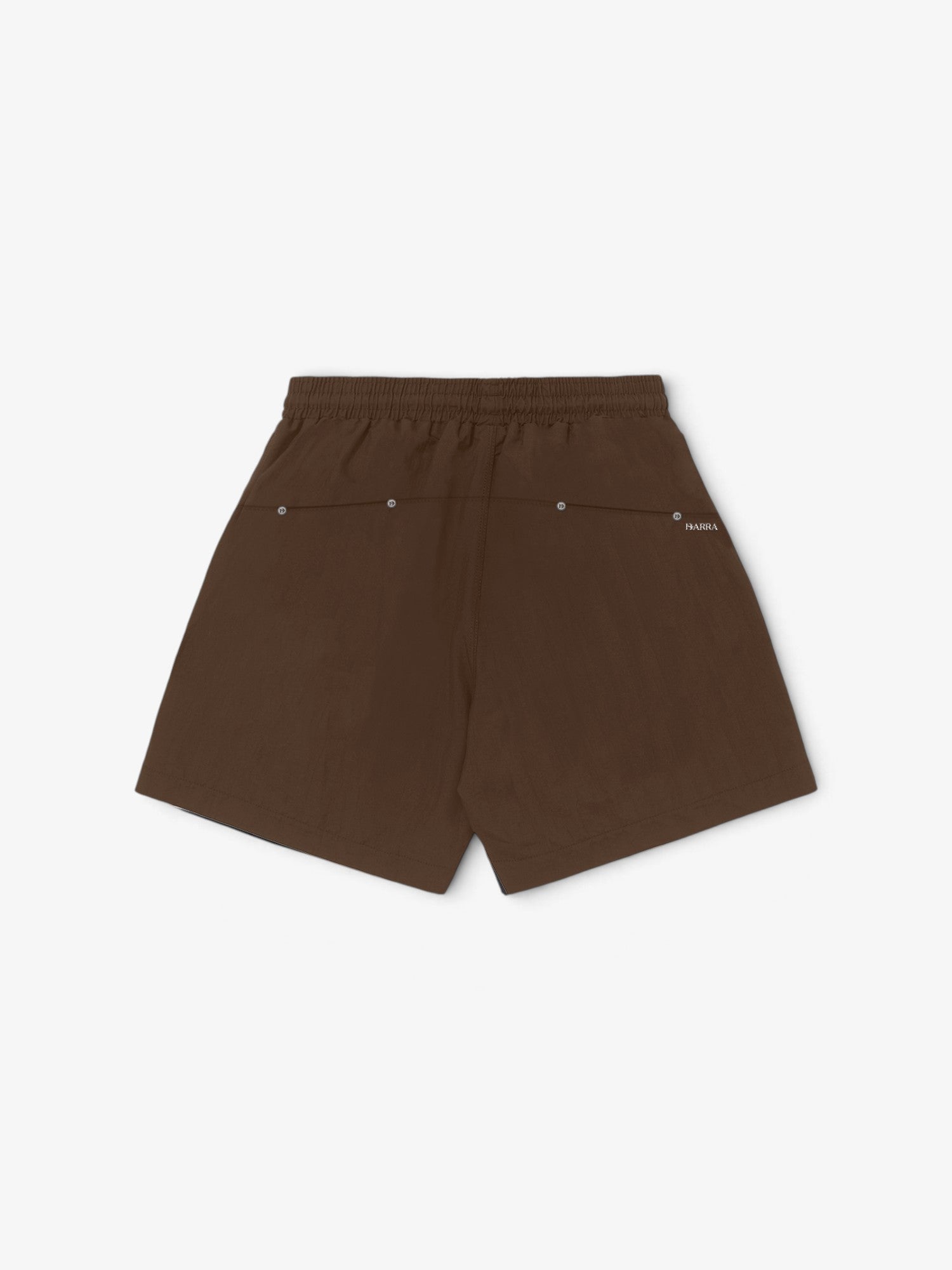 Brown 'Barra Logo' Shorts