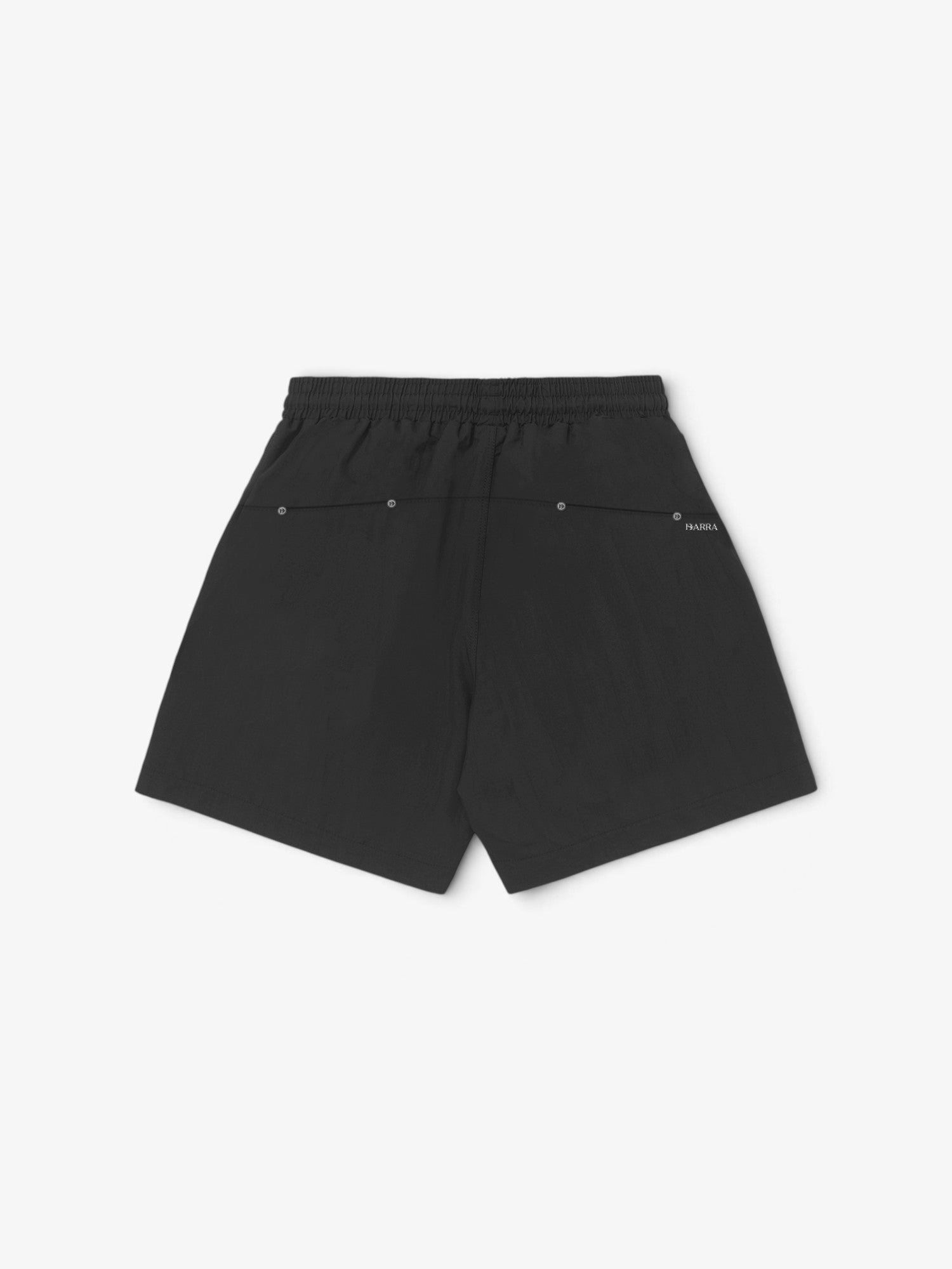 Black 'Barra Logo' Shorts