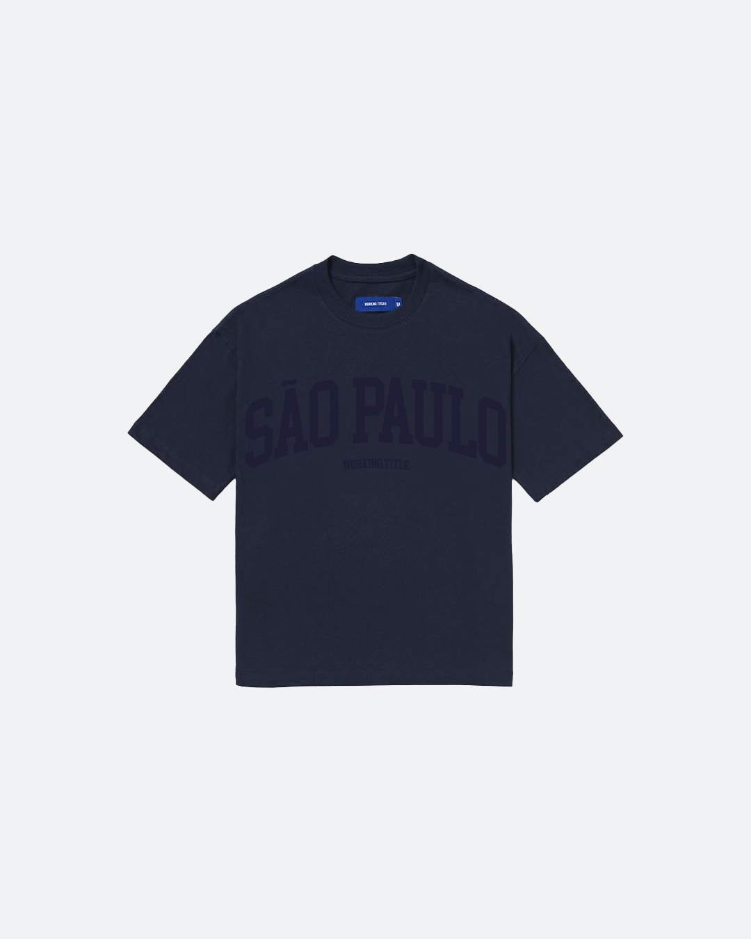 Navy São Paulo Boxy Tee