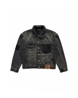 Black 'Industries' Denim Jacket X EGHO STUDIOS