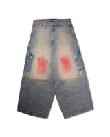Scars Denim Pants