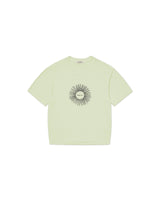 Yellow 'Radiate Love' Regular Boxy Tee