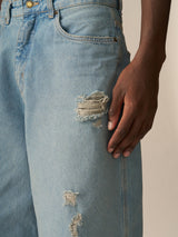 Blue 'Delave' Baggy Jeans X ALLGLORY