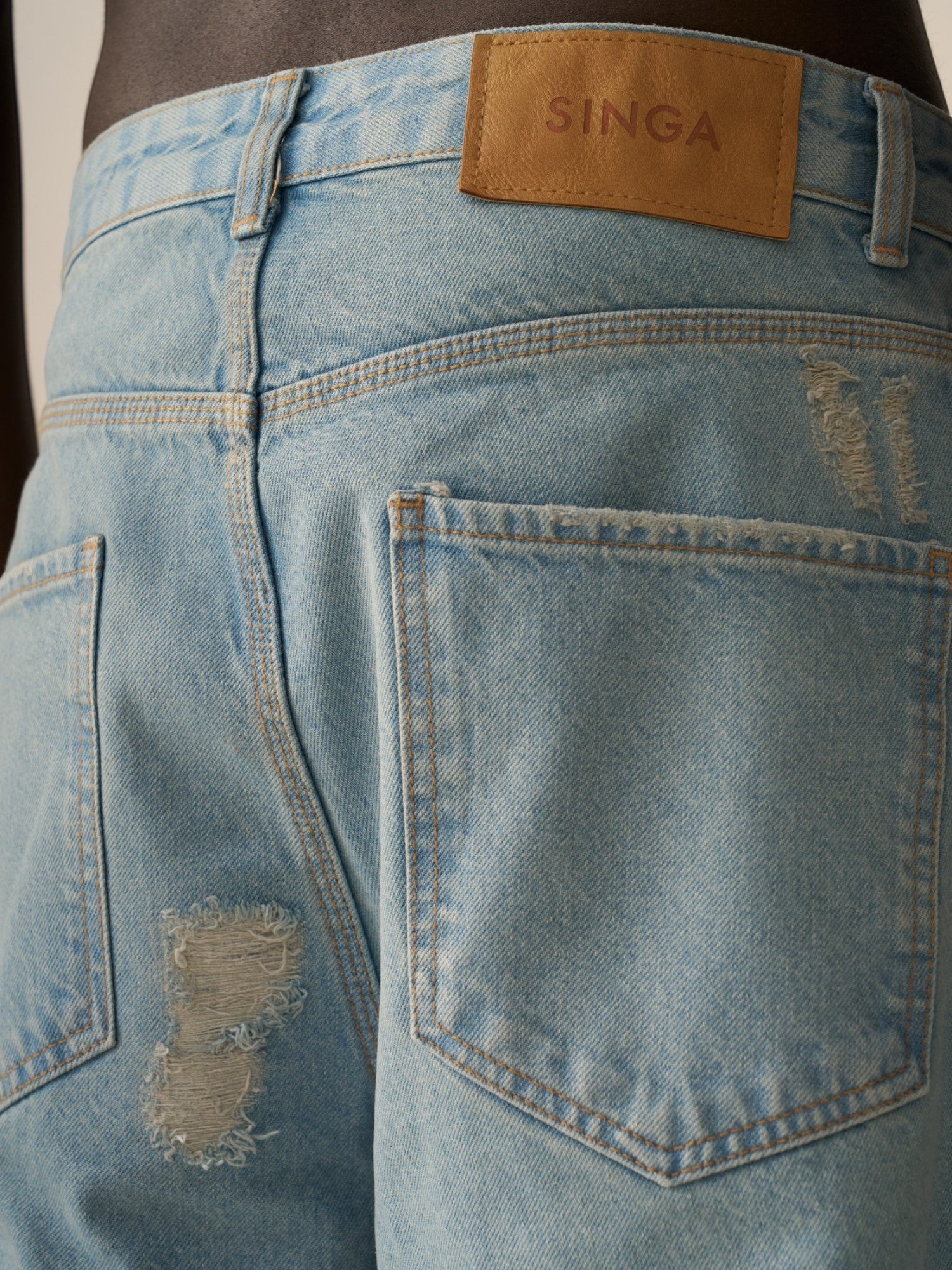 Blue 'Delave' Baggy Jeans X ALLGLORY
