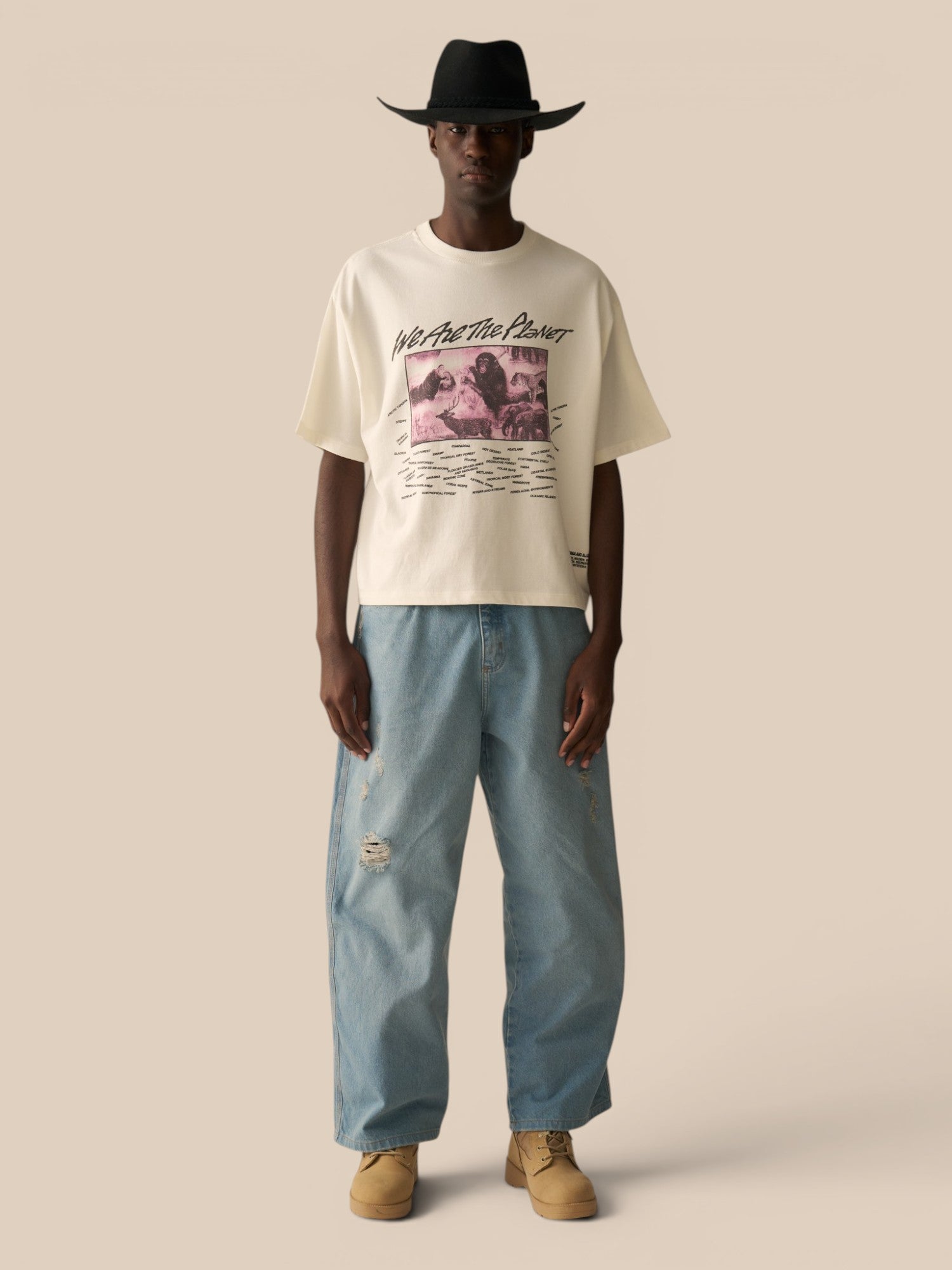 Blue 'Delave' Baggy Jeans X ALLGLORY