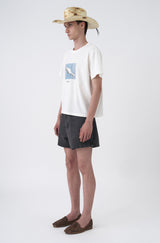 White 'Miracle' Boxy Regular Tee