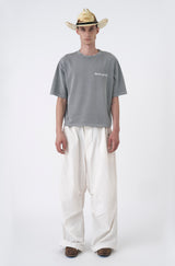 Grey 'Burn Gently' Boxy Over Tee