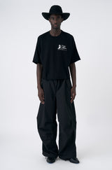 Black 'Boots' Boxy Over Tee