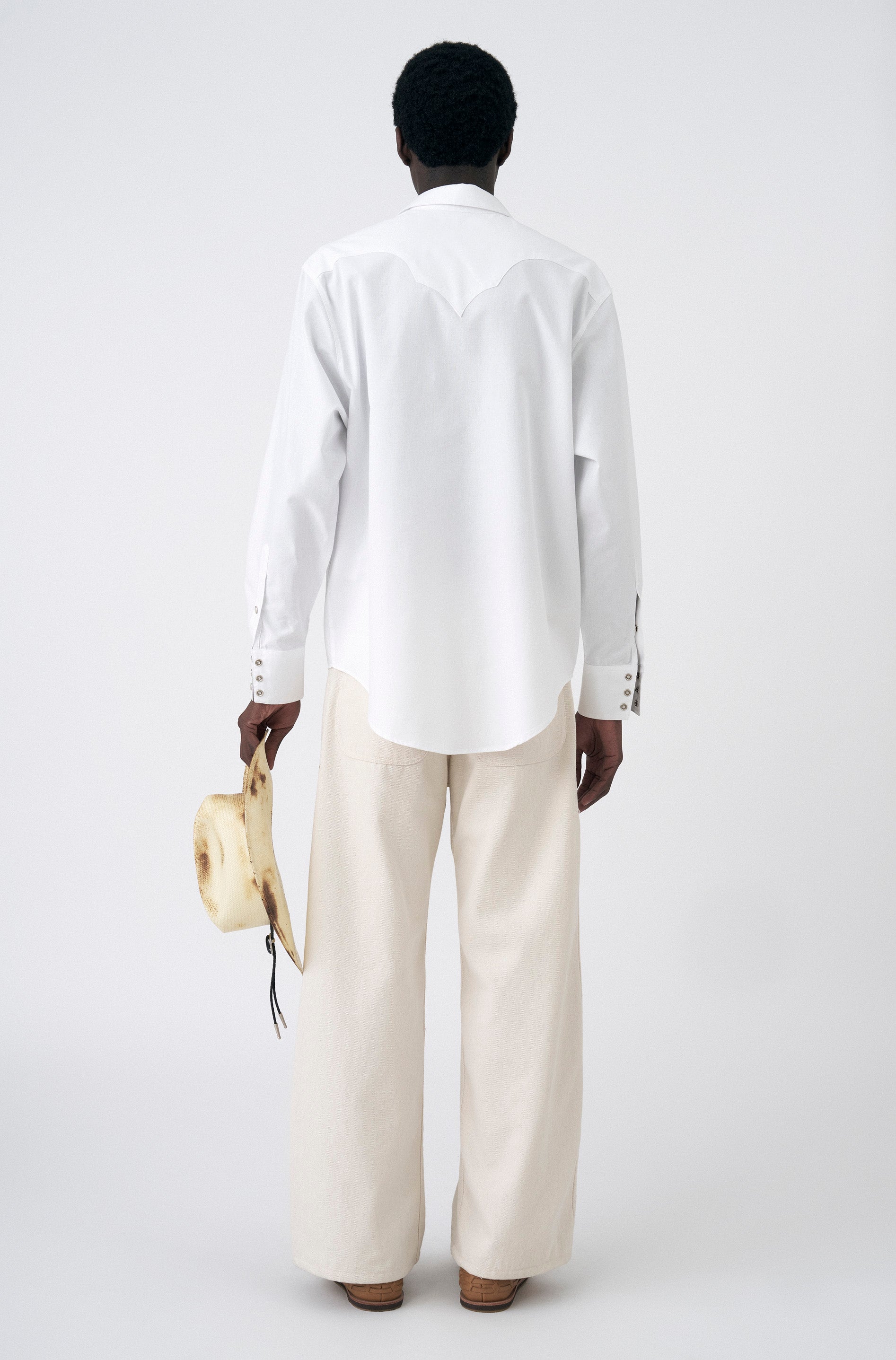 White 'Western Dylan' Shirt