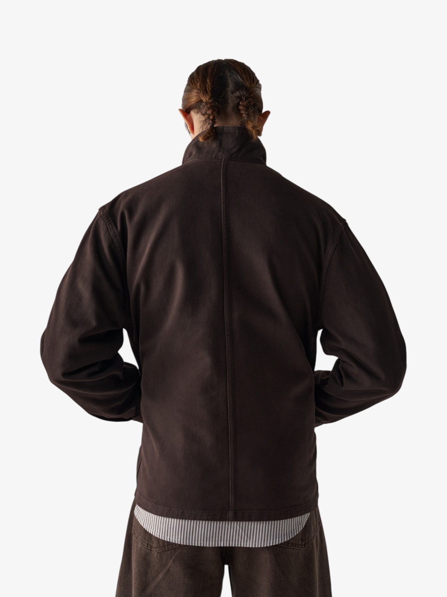 Brown 'Yves' Oversized Shirt