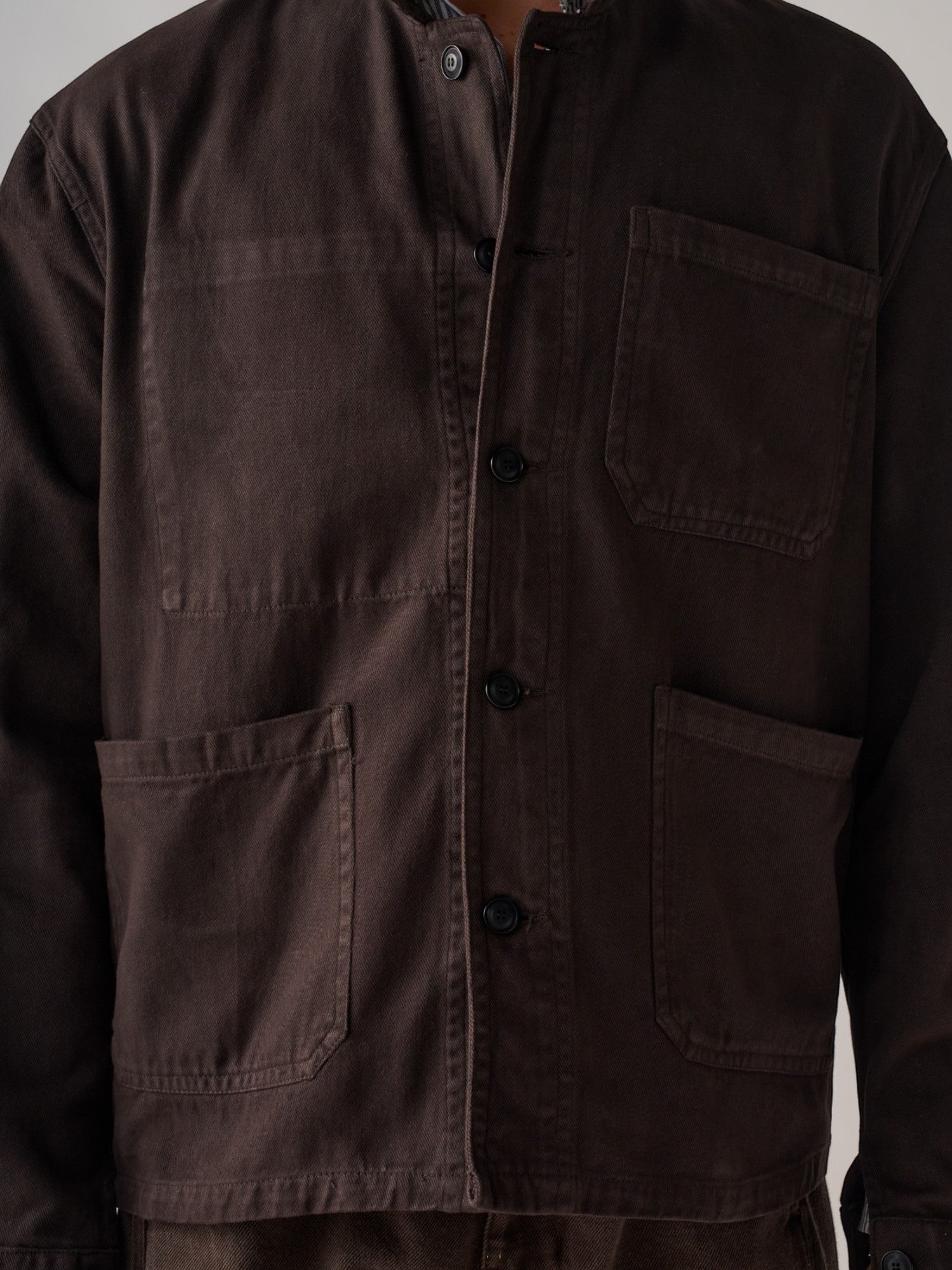 Brown 'Yves' Oversized Shirt