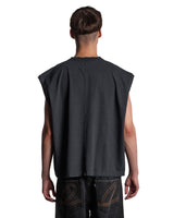 Stone Black Boxy Tank Top