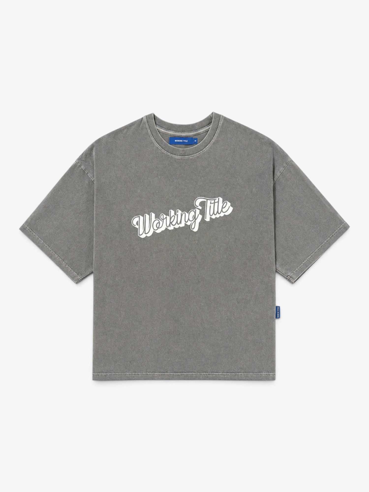 Stone Black 'Vintage Logo' Tee