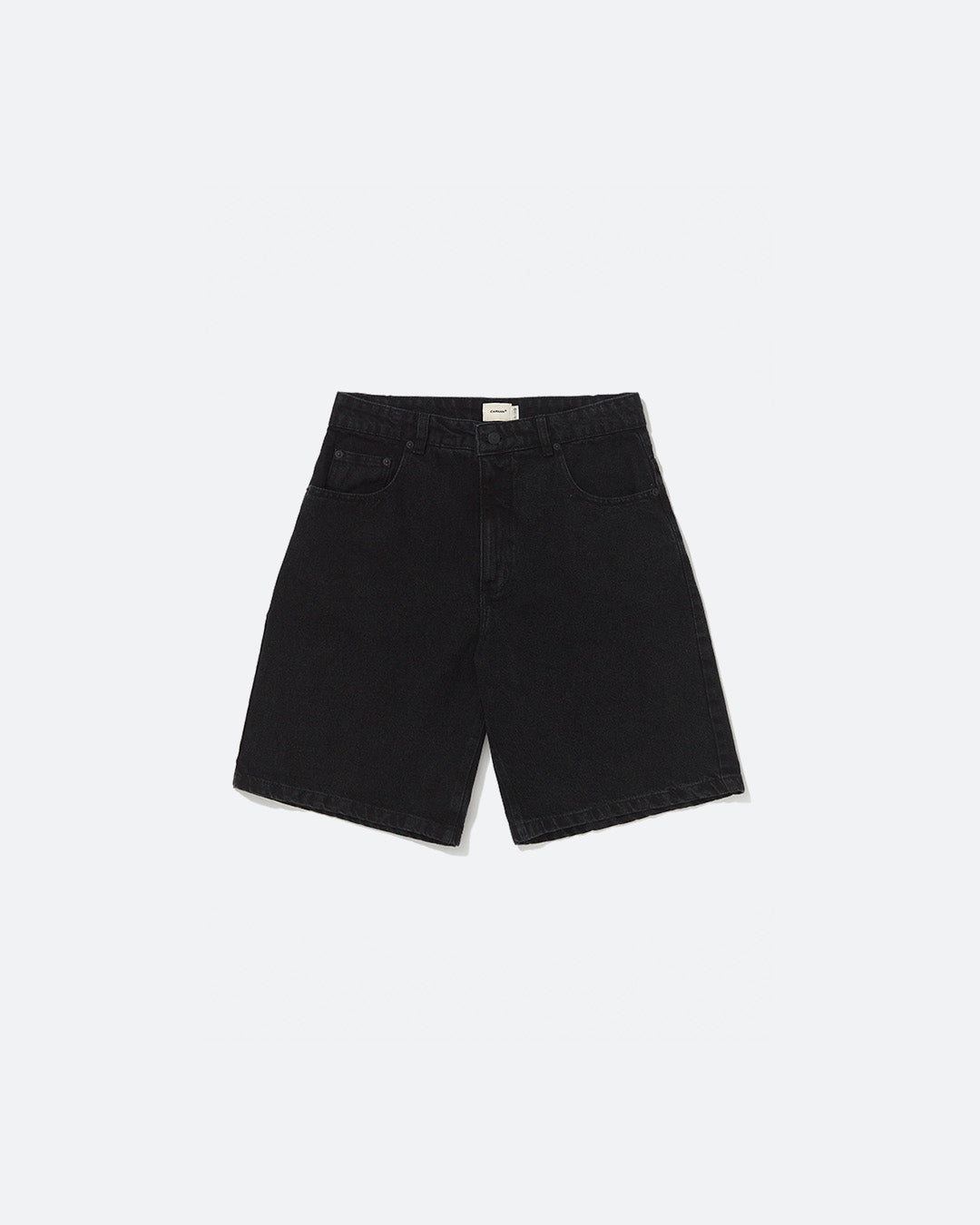 Stoned Black Jeans Shorts